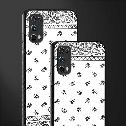 paisley white glass case for realme 7 pro image-2