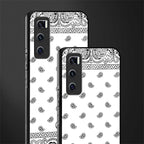paisley white glass case for vivo v20 se image-2