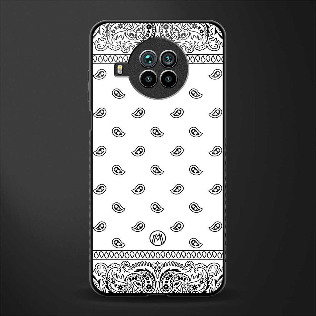 paisley white glass case for mi 10i image