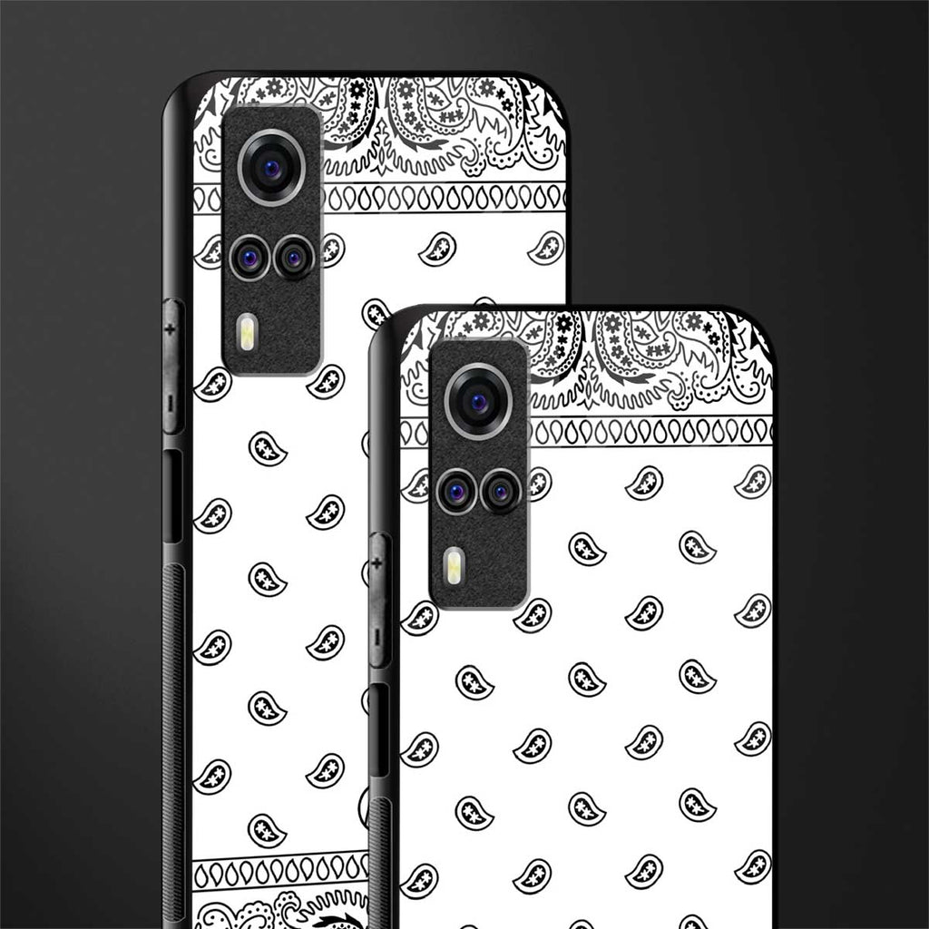 paisley white glass case for vivo y51 image-2