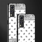 paisley white glass case for vivo y51 image-2