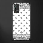 paisley white glass case for redmi 9 power image
