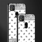 paisley white glass case for redmi 9c image-2