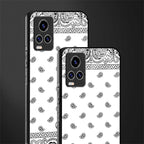 paisley white glass case for vivo v20 pro image-2