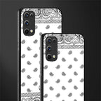 paisley white glass case for realme x7 pro image-2
