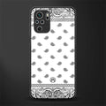 paisley white glass case for redmi note 10s image