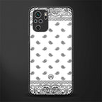 paisley white glass case for redmi note 10s image