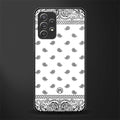 paisley white glass case for samsung galaxy a72