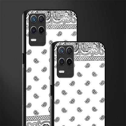 paisley white glass case for realme narzo 30 5g image-2