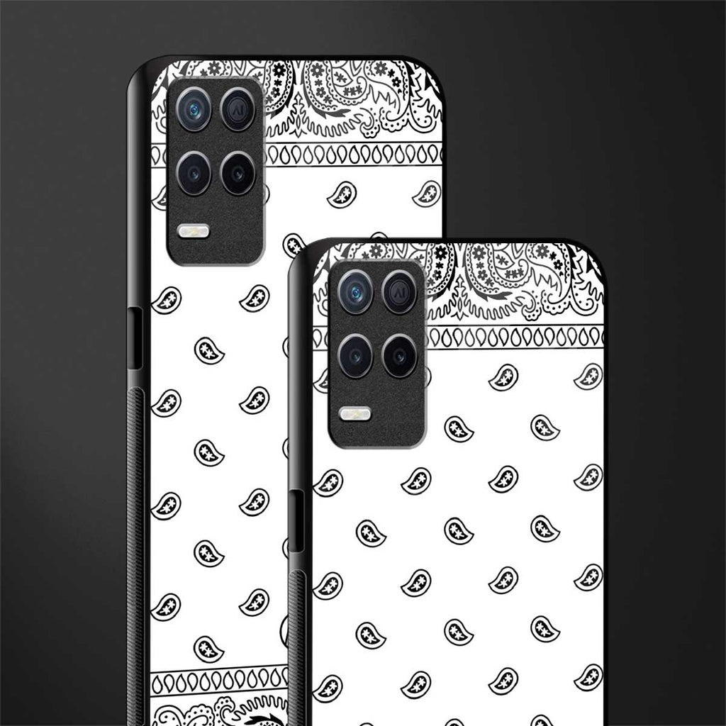 paisley white glass case for realme 8 5g image-2