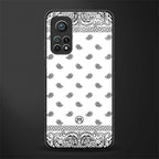 paisley white glass case for mi 10t 5g image