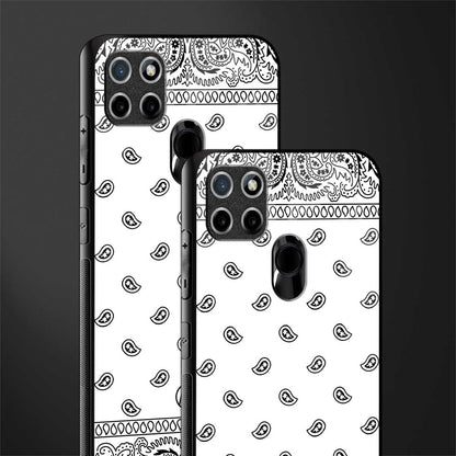 paisley white glass case for realme c21y image-2