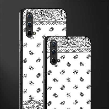 paisley white glass case for oneplus nord ce 5g image-2