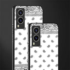 paisley white glass case for vivo v21e 5g image-2