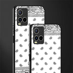 paisley white glass case for vivo y33s vivo y33t image-2