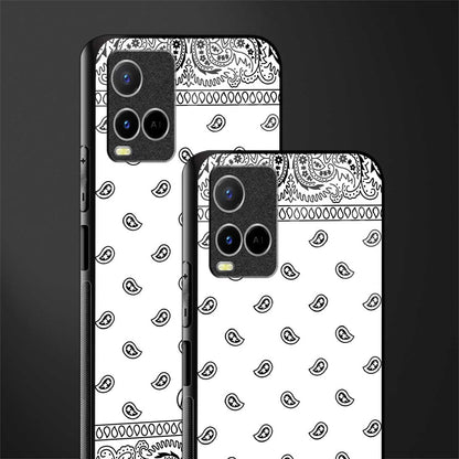 paisley white glass case for vivo y33s vivo y33t image-2