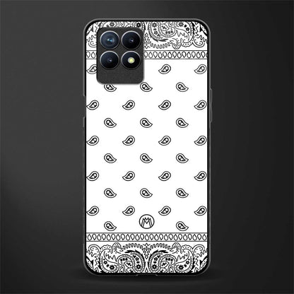 paisley white glass case for realme narzo 50 image