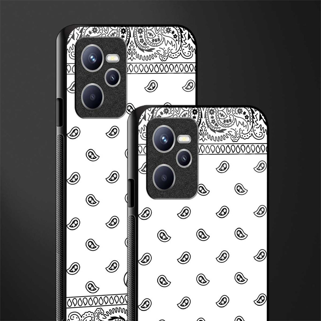 paisley white glass case for realme c35 image-2