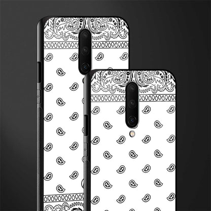 paisley white glass case for oneplus 7 pro image-2