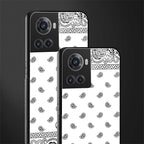 paisley white back phone cover | glass case for oneplus 10r 5g