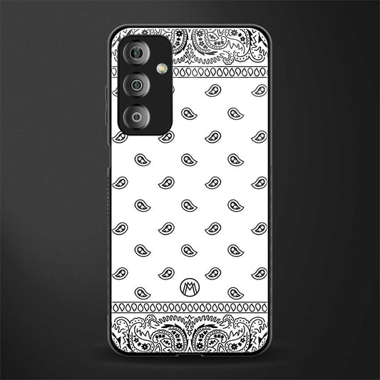 paisley white back phone cover | glass case for samsung galaxy f23 5g