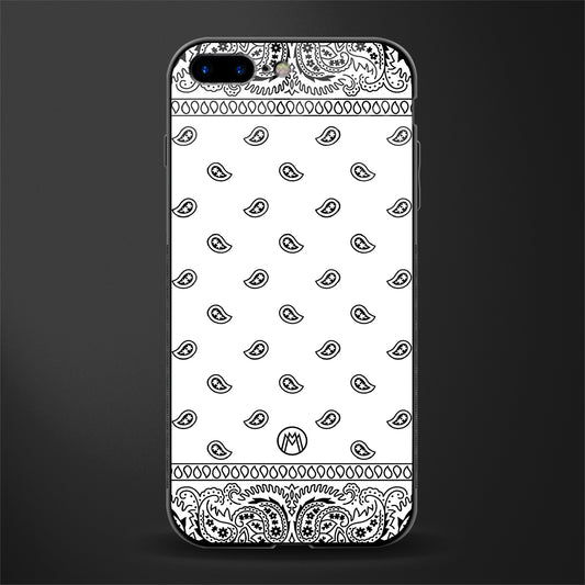 paisley white glass case for iphone 7 plus image