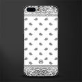 paisley white glass case for iphone 7 plus image