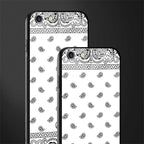 paisley white glass case for iphone 6 image-2