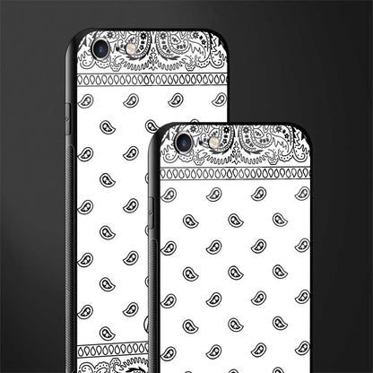 paisley white glass case for iphone 6 image-2
