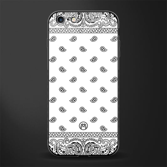 paisley white glass case for iphone 6 image