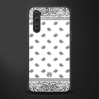 paisley white glass case for oneplus nord ac2001 image