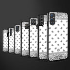 paisley white glass case for samsung galaxy s22 plus 5g image-3