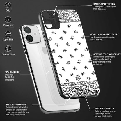 paisley white glass case for samsung galaxy f62 image-4