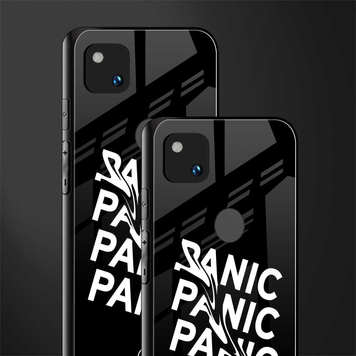 panic back phone cover | glass case for google pixel 4a 4g