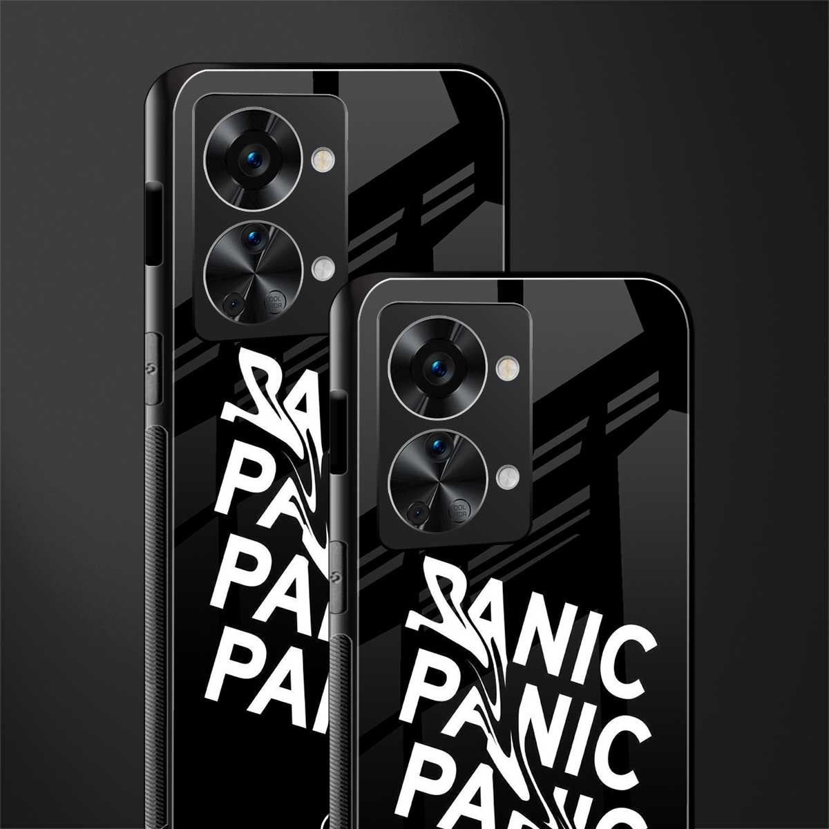 panic glass case for phone case | glass case for oneplus nord 2t 5g