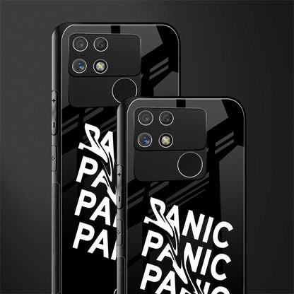 panic back phone cover | glass case for realme narzo 50a