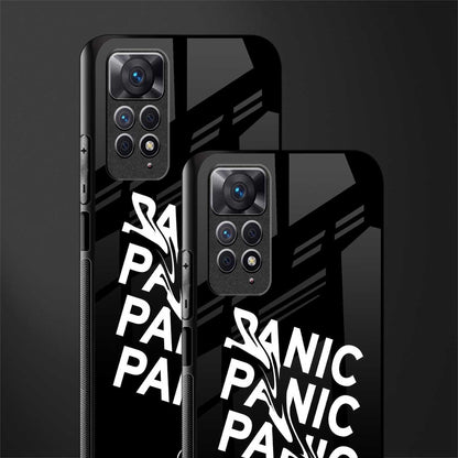 panic back phone cover | glass case for redmi note 11 pro plus 4g/5g
