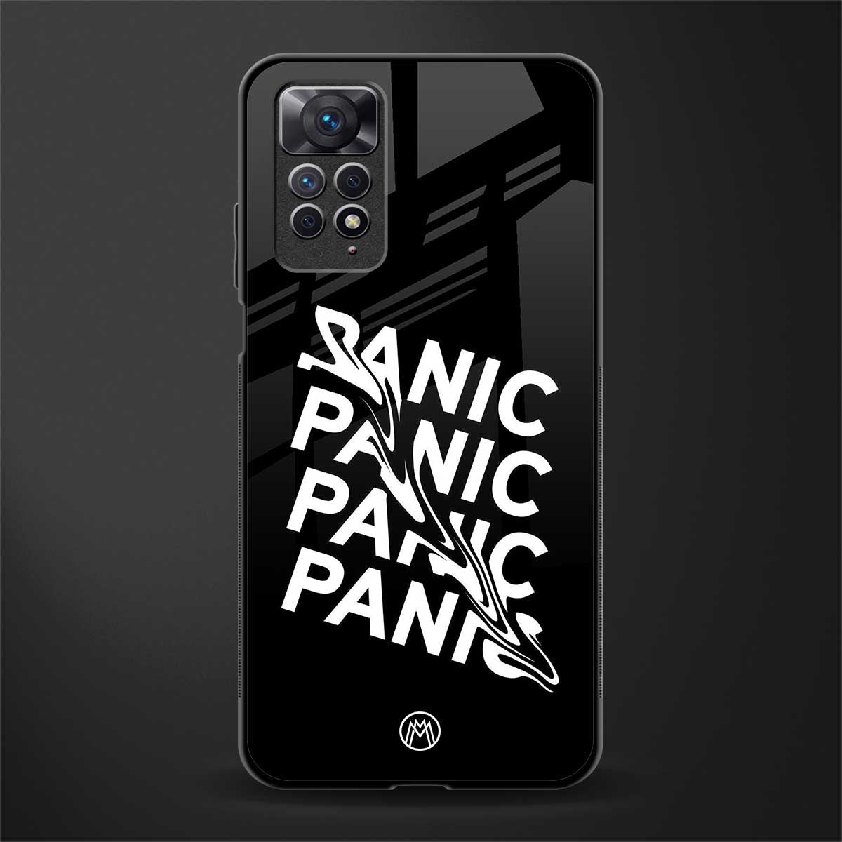 panic back phone cover | glass case for redmi note 11 pro plus 4g/5g