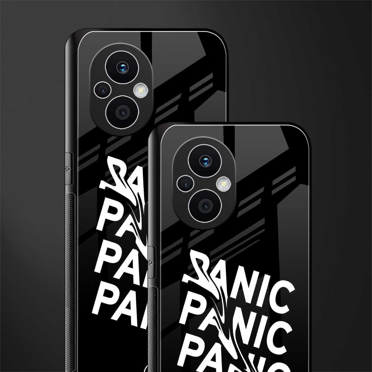 panic back phone cover | glass case for oppo f21 pro 5g