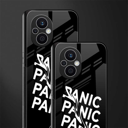 panic back phone cover | glass case for oppo f21 pro 5g