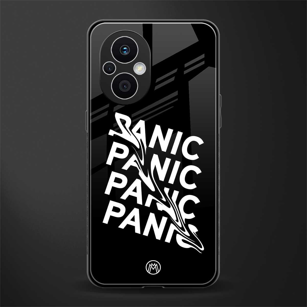 panic back phone cover | glass case for oppo f21 pro 5g