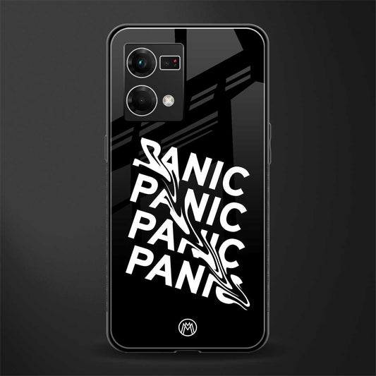 panic back phone cover | glass case for oppo f21 pro 4g