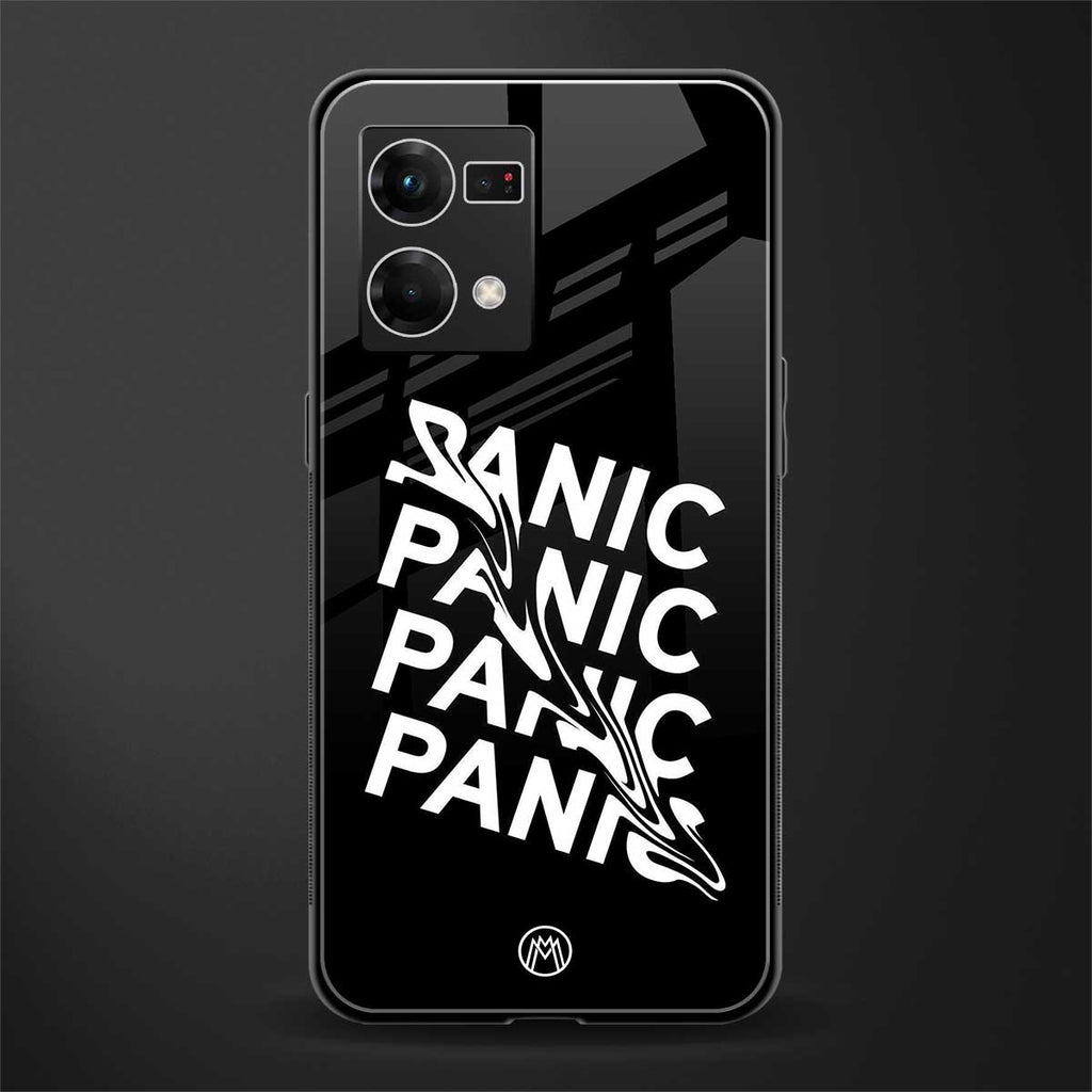 panic back phone cover | glass case for oppo f21 pro 4g