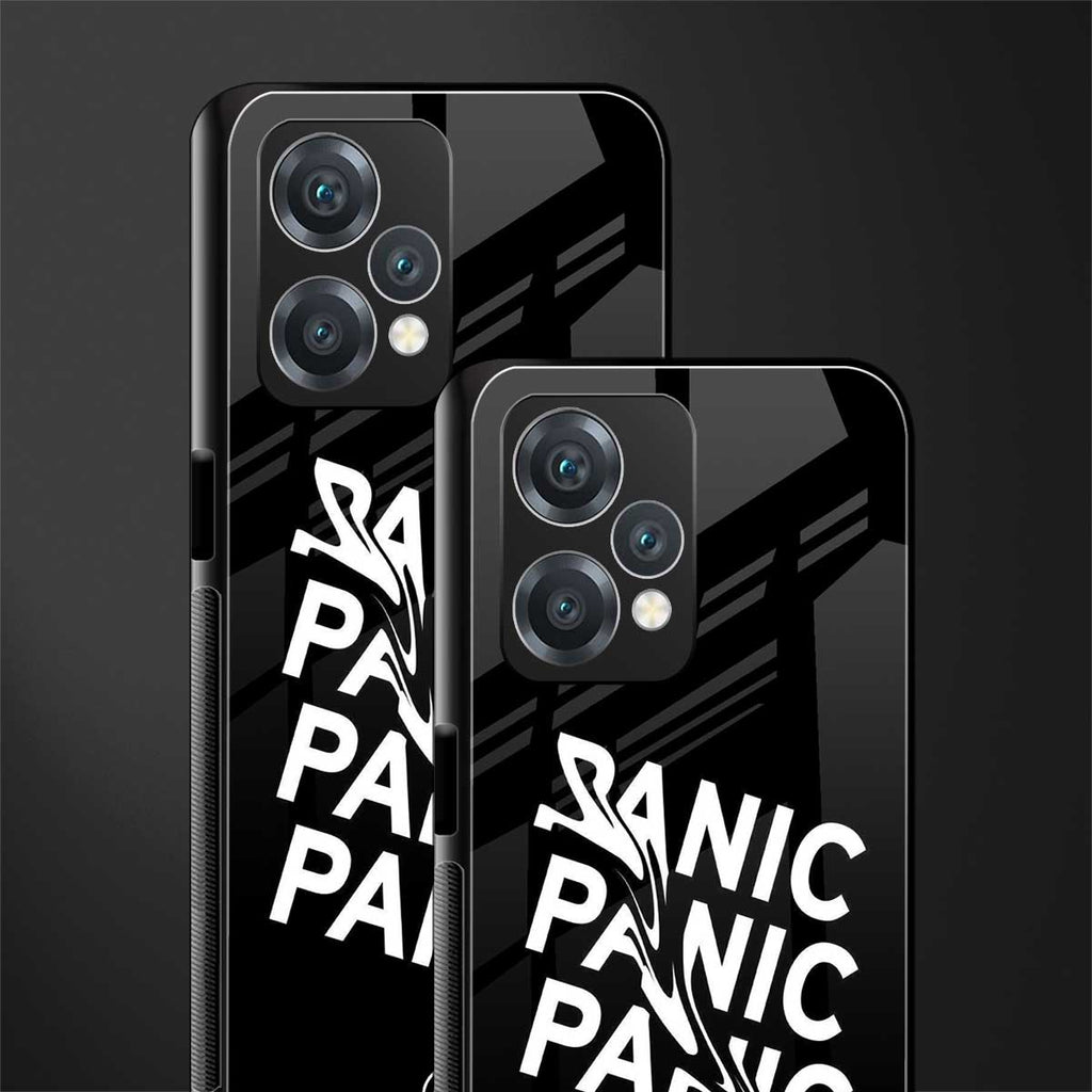 panic back phone cover | glass case for oneplus nord ce 2 lite 5g