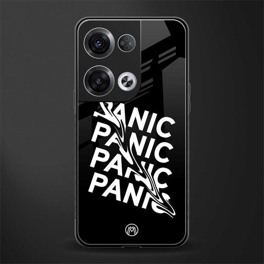 panic back phone cover | glass case for oppo reno 8