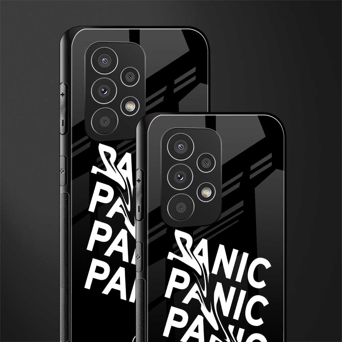 panic back phone cover | glass case for samsung galaxy a33 5g