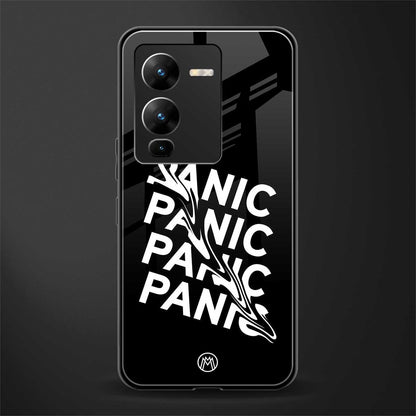 panic back phone cover | glass case for vivo v25 pro 5g