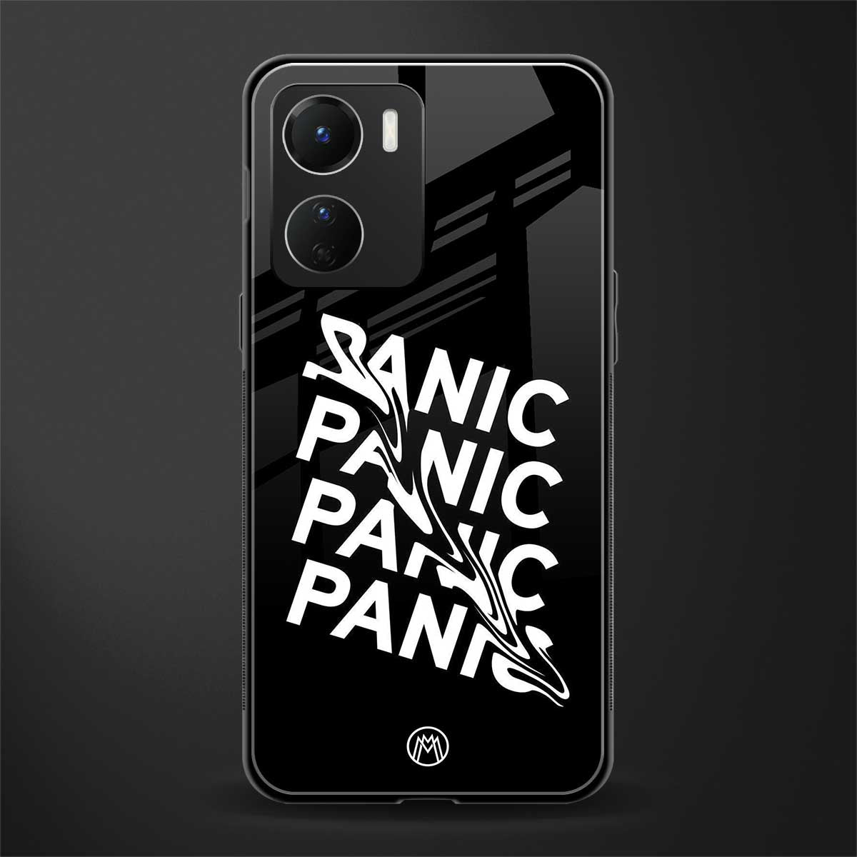 panic back phone cover | glass case for vivo y16