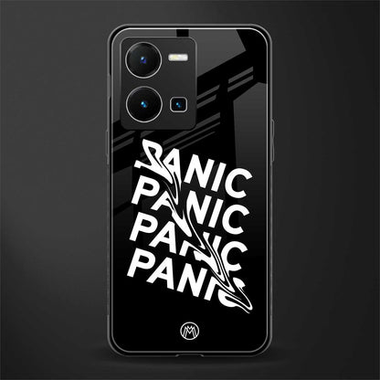 panic back phone cover | glass case for vivo y35 4g