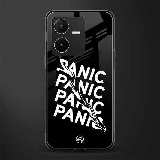 panic back phone cover | glass case for vivo y22